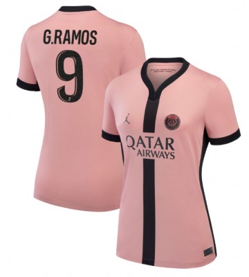 Paris Saint-Germain Goncalo Ramos #9 Replika Tredjetrøje Dame 2024-25 Kortærmet